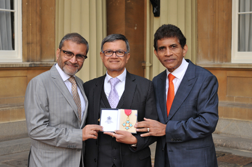 Bharat Shah is awarded CBE